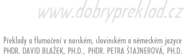 Dobr peklad - slovintina nortina nmina - peklady tlumoen